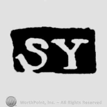 The letters SY written in uppercase