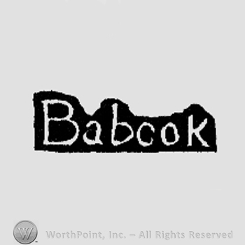 The name Babcock written with lowercase letters