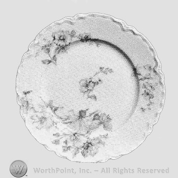 Lucerne biscuit plate pattern.