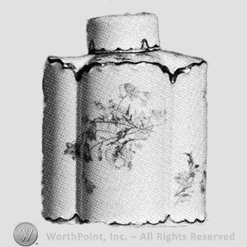 Belle tea caddy pattern.