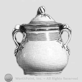 Banded Ivy tea service pattern.