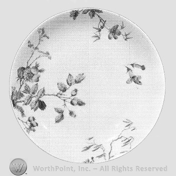 Autumn Wildflowers plate pattern.