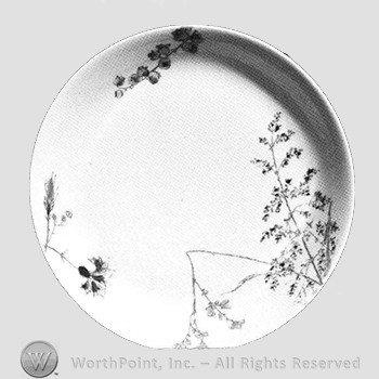 Autumn Wildflowers saucedish pattern.