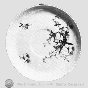 Meadow Visitors saucer pattern.