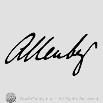 Autograph/Signature : Edmund Viscount Allenby.