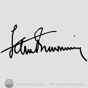 Autograph/Signature : Frederick Browning.