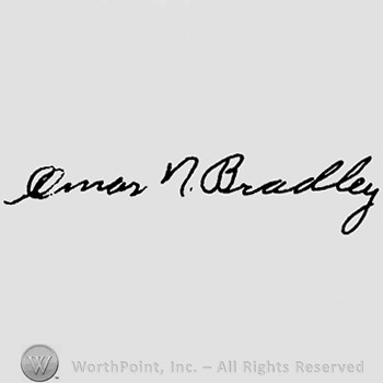 Autograph/Signature : Omar N. Bradley.
