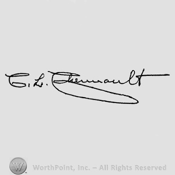 Autograph/Signature : Claire L Chennault.