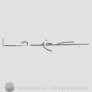 Autograph/Signature : Pierre Closterman.