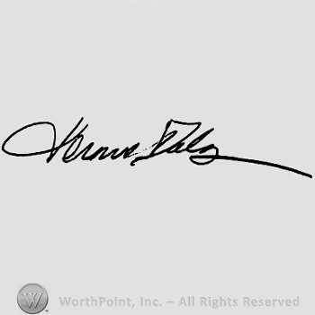 Autograph/Signature : Jerome Daley.