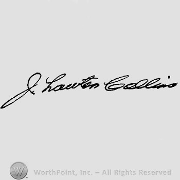 Autograph/Signature : J. Lawton Collins.