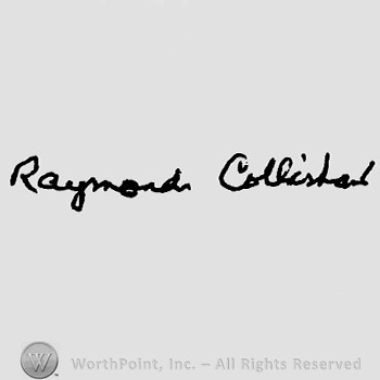 Autograph/Signature : Raymond Collishaw.