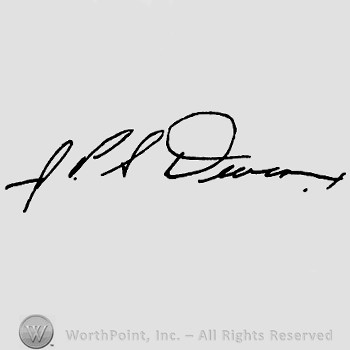 Autograph/Signature : J.P.S. Devereux.
