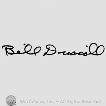 Autograph/Signature : William 'Bill' Driscoll.