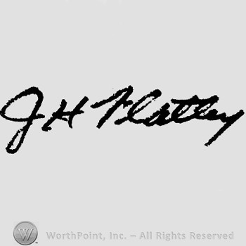 Autograph/Signature : James H. Flatley.