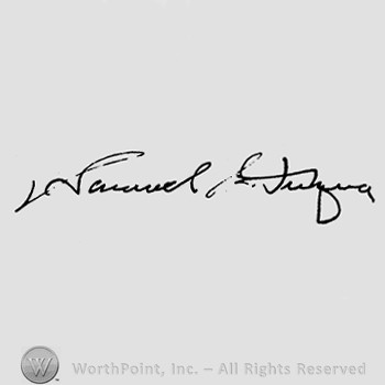 Autograph/Signature : Samuel G. Fuqua.