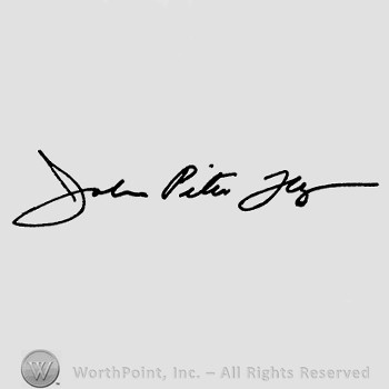 Autograph/Signature : John P. Flynn.