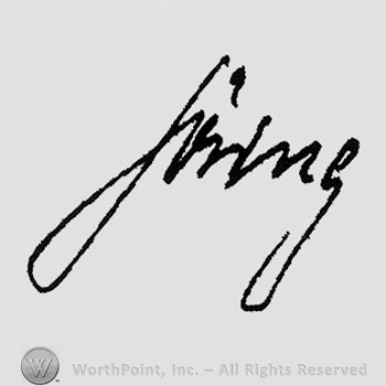 Autograph/Signature : Hermann Goring.