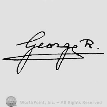 Autograph/Signature : George VI.