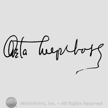 Autograph/Signature : Oveta Culp Hobby.