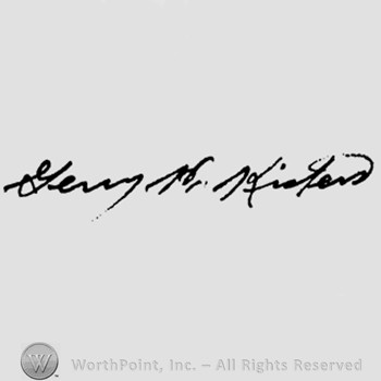 Autograph/Signature : Gerry Kisters.