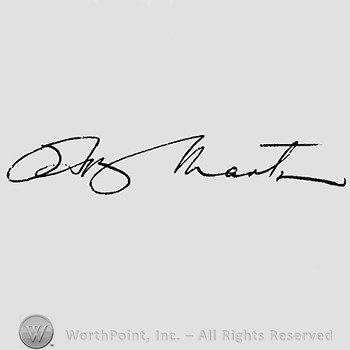 Autograph/Signature : Micky Martin.