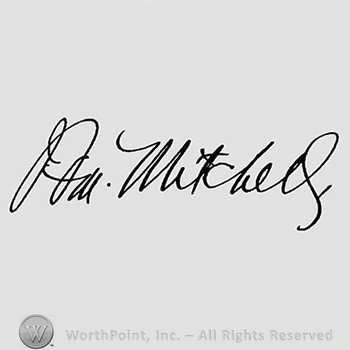 Autograph/Signature : William A.'Billy' Mitchell.