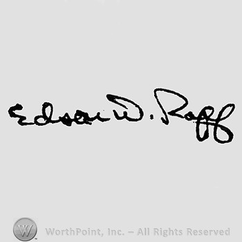 Autograph/Signature : Edson Raff.