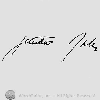 Autograph/Signature : Gunther Rall.