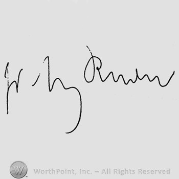 Autograph/Signature : Hans-Ulrich Rudel.