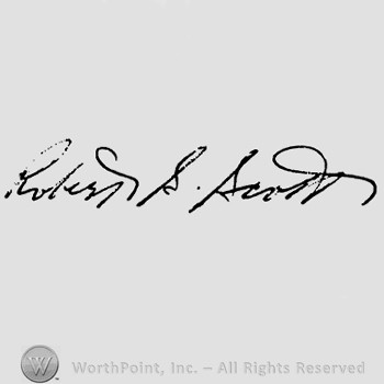 Autograph/Signature : Robert S. Scott.