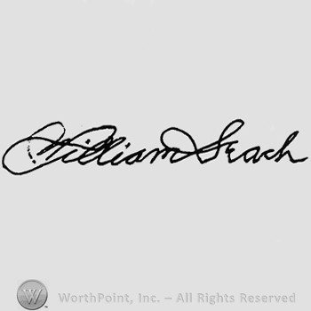 Autograph/Signature : William Seach.