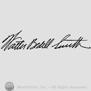 Autograph/Signature : Walter Bedell 'Beetle' Smith.