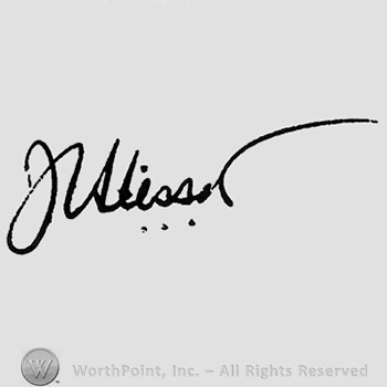 Autograph/Signature : John Slessor.