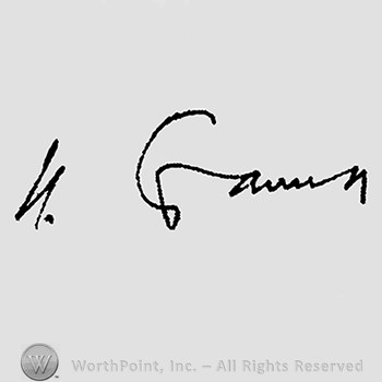Autograph/Signature : Joseph Stalin.