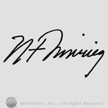 Autograph/Signature : Nathan F. Twining.
