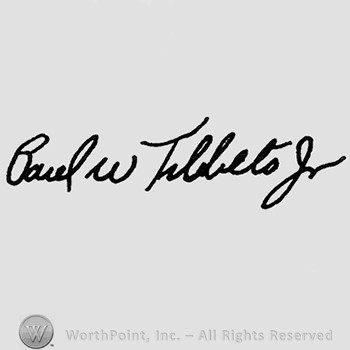 Autograph/Signature : Paul W Tibbets, Jr.