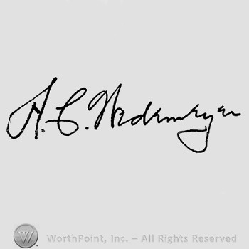 Autograph/Signature : Albert C. Wedemeyer.