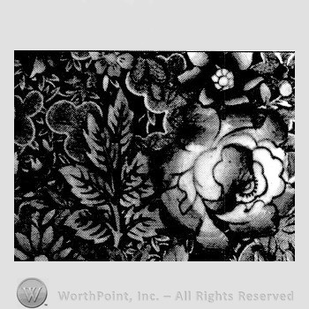 Chintz pattern : Floral Garden - the pattern number for the green colourway is 4547 and for the blue 4546.
