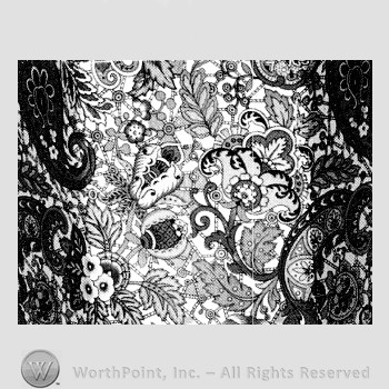 Chintz pattern : Paisley.
