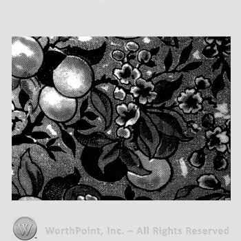Chintz pattern : 'Grey Fruit' - the pattern number is A1106.