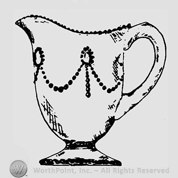 Glass pitcher pattern : Jewel and Festoon.
