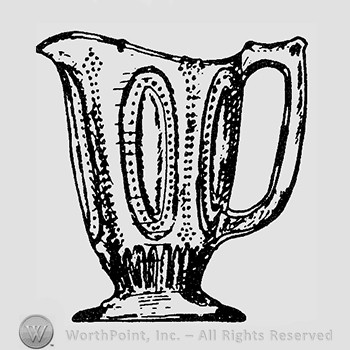 Glass pitcher pattern : One-Hundred-and-One.