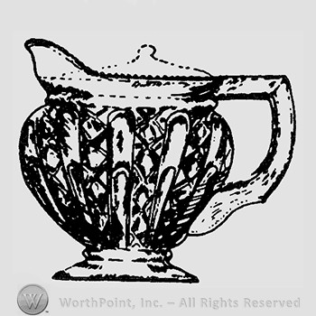 Glass pitcher pattern : Quilt and Flute.