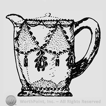 Glass pitcher pattern : Sampson.
