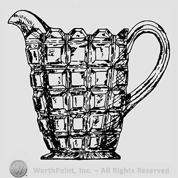 Glass pitcher pattern : Berlin.