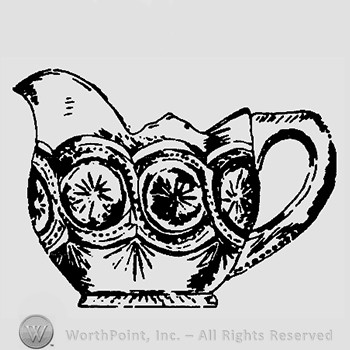 Glass pitcher pattern : Star-In-Bull's-Eye.