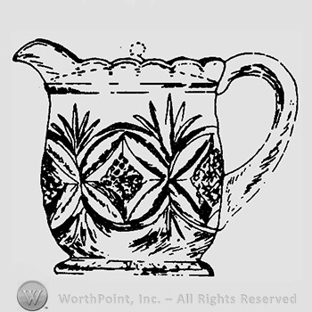 Glass pitcher pattern : Pillow and Sunburst.