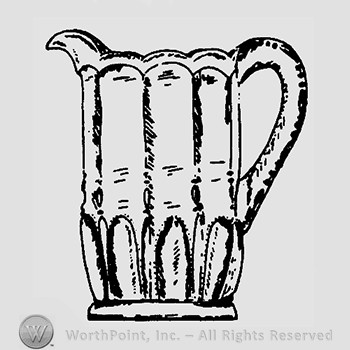 Glass pitcher pattern : Michigan.