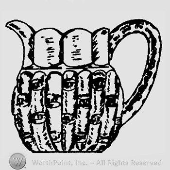Glass pitcher pattern : Cat's Eye and Block.